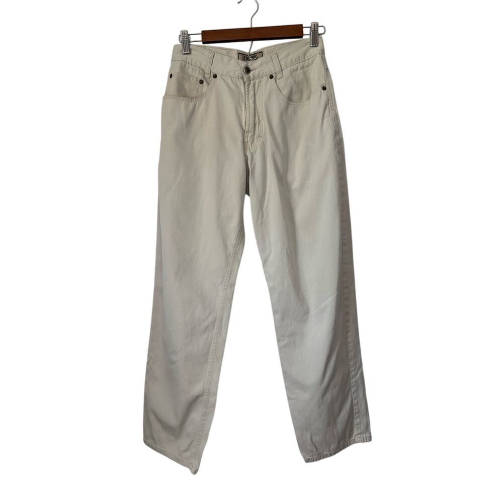 Hugo Boss Men's 30X32 Arkansas Beige Casual Straight Leg Trousers Chino 90's Y2K